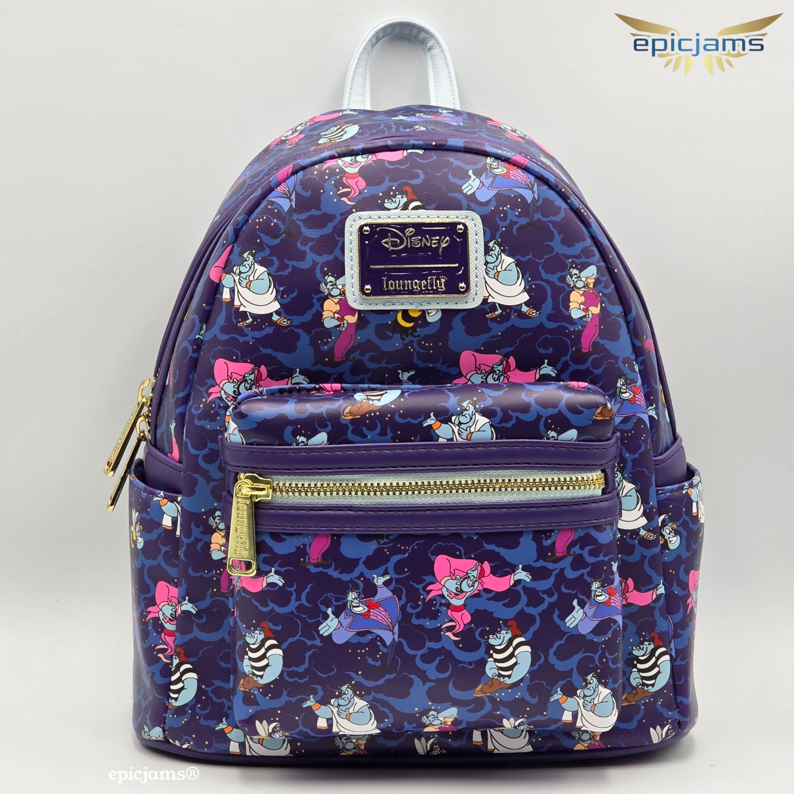 Loungefly Disney Aladdin Genie Outfits Mini Backpack New